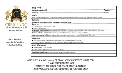 Crescendo 1 Gal (Package Label Hs 1gal)